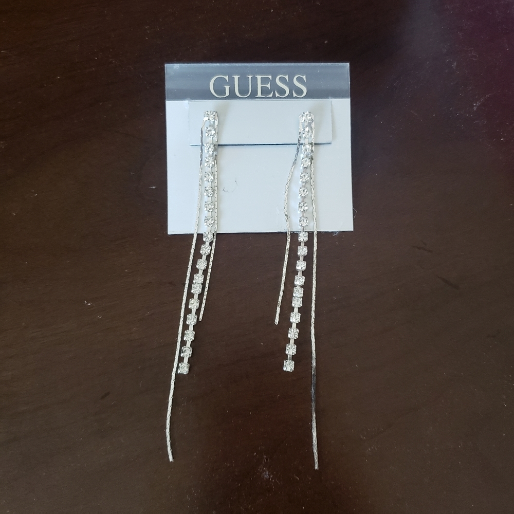 NWT Guess Diamond Stud Fashion Earrings